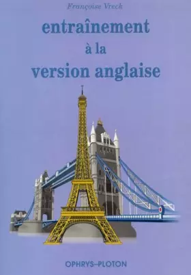 Couverture du produit · Entrainement à la version anglaise