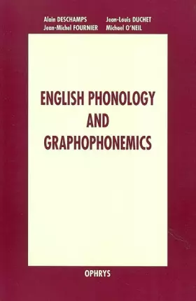 Couverture du produit · English phonology and graphophonemics