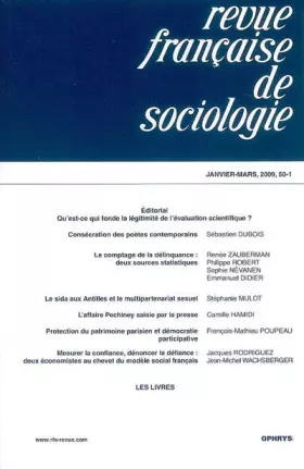 Couverture du produit · 08 rfs 2009 vol 50/1