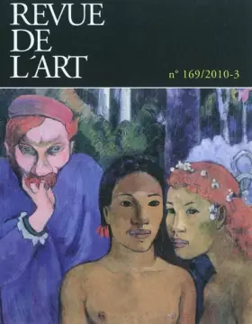 Couverture du produit · Revue de l'art, N° 169/2010-3 :