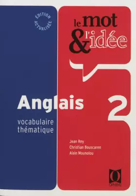 Couverture du produit · Mot et idée anglais 2