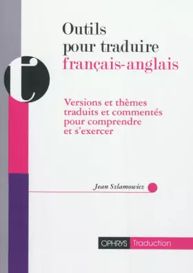Couverture du produit · Outils pour traduire français-anglais