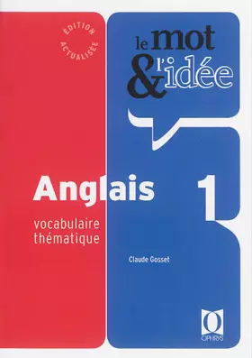 Couverture du produit · Le mot et l'idée - anglais 1