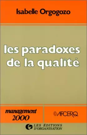 Couverture du produit · Les Paradoxes de la qualité