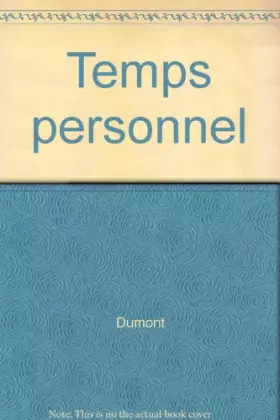 Couverture du produit · Le Temps personnel