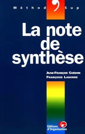Couverture du produit · La note de synthèse