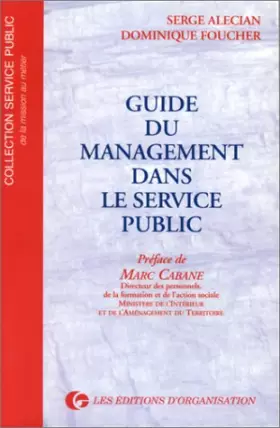 Couverture du produit · Guide du management dans le service public