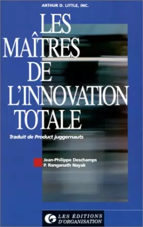 Couverture du produit · Maitre de l innovat total