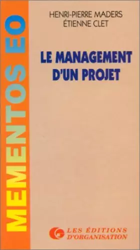 Couverture du produit · Le management d'un projet