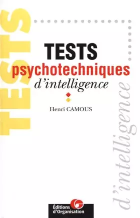 Couverture du produit · Tests psychotechniques d'intelligence. 2ème édition