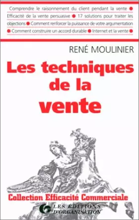 Couverture du produit · Les techniques de la vente