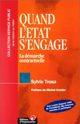 Couverture du produit · Quand l'état s'engage. La démarche contractuelle