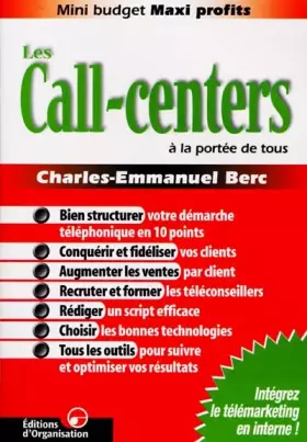 Couverture du produit · Les Call-centers à la portée de tous
