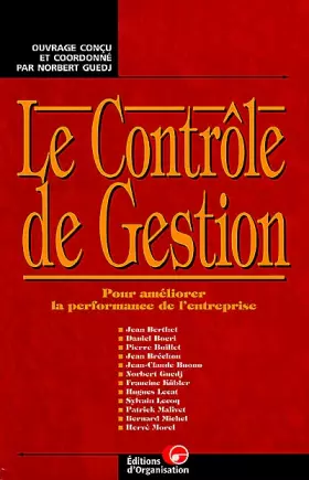 Couverture du produit · Le Contrôle de gestion