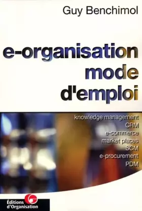Couverture du produit · e-organisation mode d'emploi