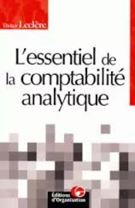 Couverture du produit · L'essentiel de la comptabilité analytique
