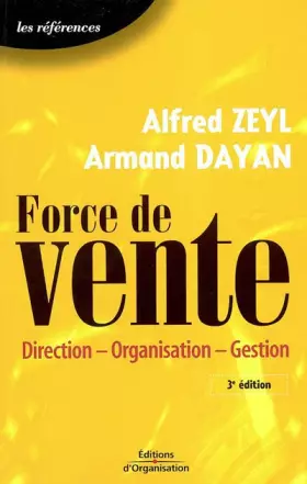 Couverture du produit · Force de vente : Direction - Organisation - Gestion