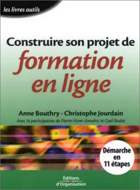 Couverture du produit · Construire son projet de formation en ligne