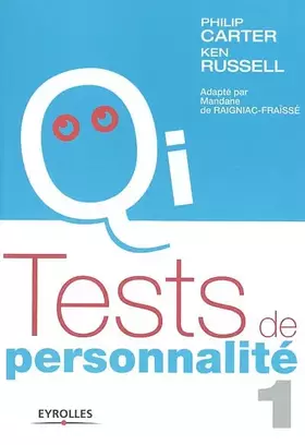 Couverture du produit · Tests de personnalité, tome 1