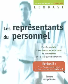 Couverture du produit · Les représentants du personnel