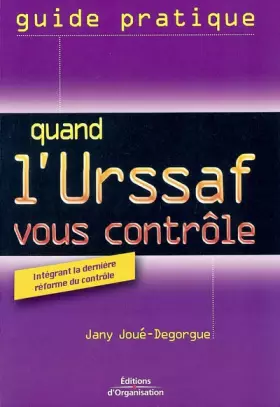Couverture du produit · Quand l'Urssaf vous contrôle