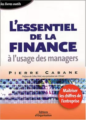 Couverture du produit · L'essentiel de la finance à l'usage des managers