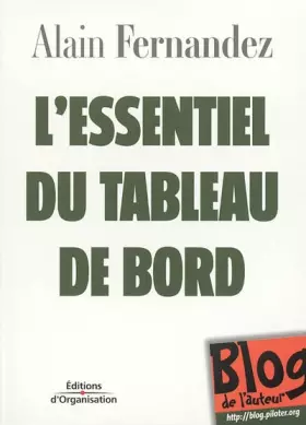 Couverture du produit · L'essentiel du tableau de bord