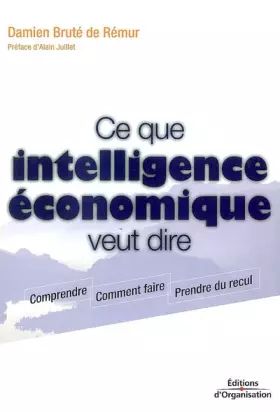 Couverture du produit · Ce que l'intelligence économique veut dire