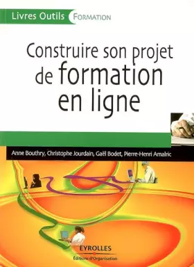 Couverture du produit · Construire son projet de formation en ligne