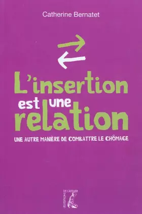 Couverture du produit · L'insertion est une relation