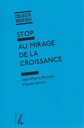 Couverture du produit · Stop au mirage de la croissance