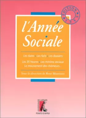 Couverture du produit · L'année sociale, édition 1999
