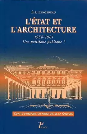 Couverture du produit · L'Etat et l'architecture