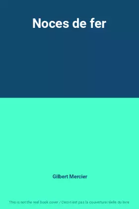 Couverture du produit · Noces de fer