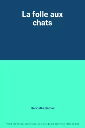 Couverture du produit · La folle aux chats