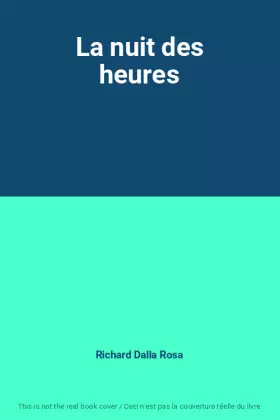 Couverture du produit · La nuit des heures