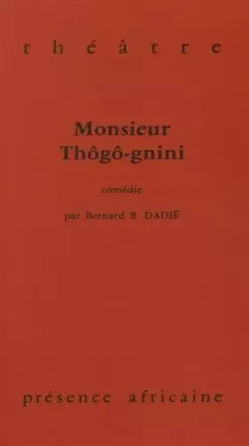 Couverture du produit · Monsieur Thôgô-gnini