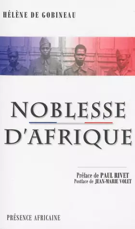 Couverture du produit · Noblesse d Afrique