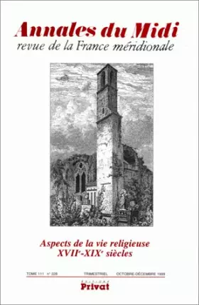 Couverture du produit · Les annales du Midi, numéro 228