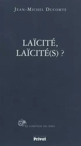 Couverture du produit · Laïcité, laïcité(s) ?