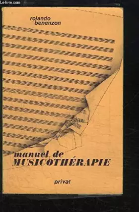 Couverture du produit · Manuel de musicothérapie