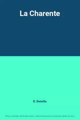 Couverture du produit · La Charente