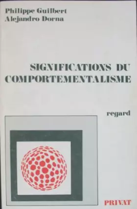 Couverture du produit · Significations du comportementalisme