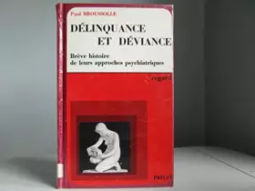 Couverture du produit · Délinquance et déviance