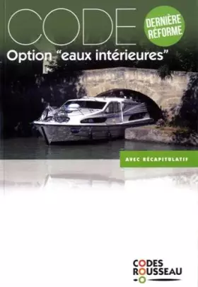 Couverture du produit · Code Rousseau code eaux intérieures 2017