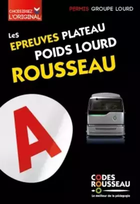 Couverture du produit · Code Rousseau Epreuves plateau poids lourd 2018
