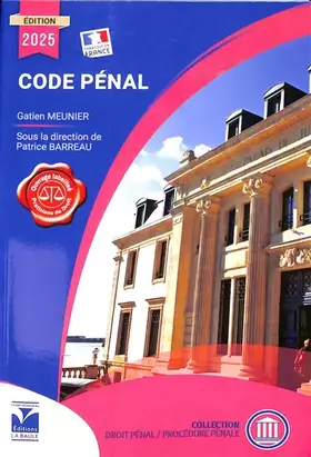 Couverture du produit · Code Pénal 2025