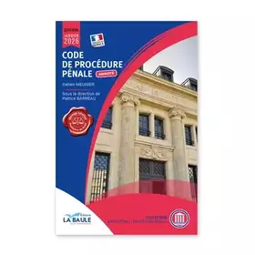 Couverture du produit · Code de Procédure Pénale annoté Janvier 2026
