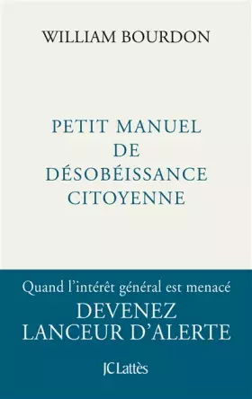 Couverture du produit · Petit manuel de désobéissance citoyenne