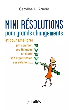 Couverture du produit · Mini-résolutions pour grands changements
